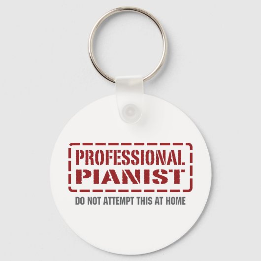Porte-clés Pianiste professionnel (Recto)