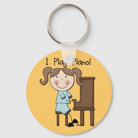 Porte-clés Piano - Chemises et cadeaux féminins (Recto)