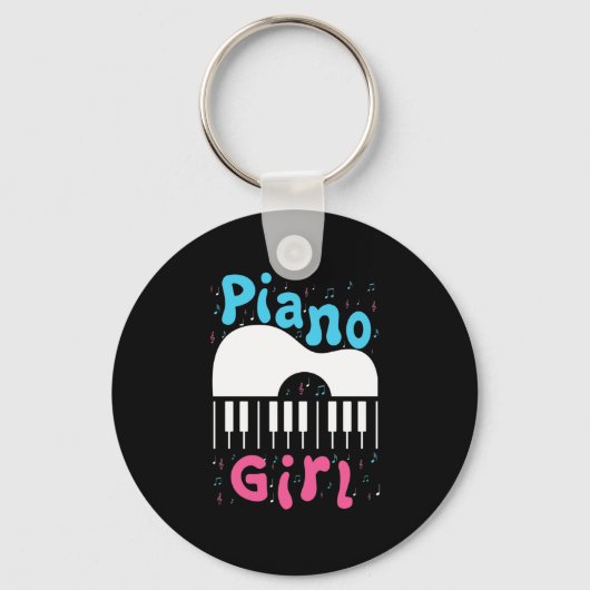 Porte-clés Piano Girl (Recto)
