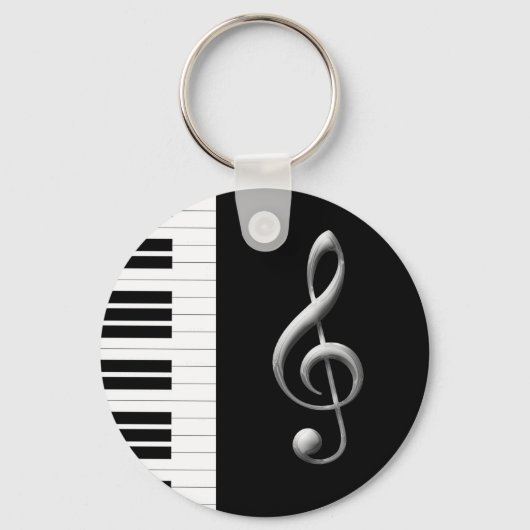 Porte-clés Piano Key et Porte - clé Gclef (Recto)