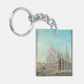 Porte-clés Piazza del Duomo à Milan par Carlo Bossoli (Devant gauche)