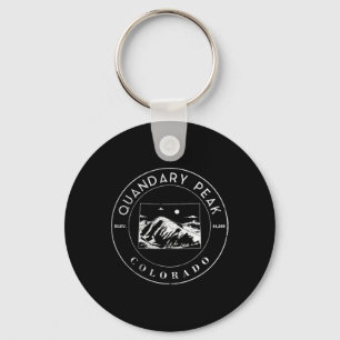 Porte-clés Pic Colorado Mountain State Forme Randonnée Quanda