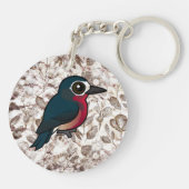 Porte-clés Pic poricain Birdorable (Dos)