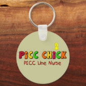 Porte-clés PICC LINE Infirmière Cadeaux (Recto)