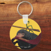 Porte-clés Pickett & Teddy avec baguette et Cravate (Recto)