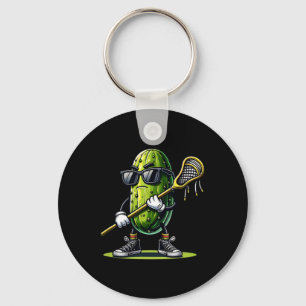 Porte-clés Pickle Jouer Lacrosse Funny Sports tendance pour B