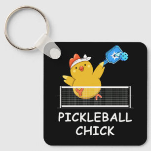 Porte-clés Pickleball Chick drôle Retraite Hommes retraités F