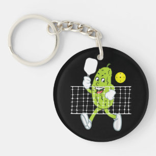 Porte-clés Pickleball Jouer - Drôle Pickleball Paddle