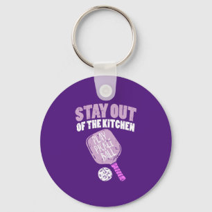 Porte-clés Pickleball - Restez Hors De La Cuisine