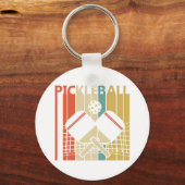 Porte-clés Pickleball Rétro Vintage (Recto)