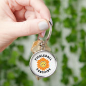 Porte-clés Pickleball soleil (main)