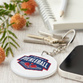 Porte-clés Pickleball Support Team Pickleball Player USA (Devant droit)