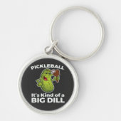 Porte-clés Pickleball un peu une grosse affaire (Devant)