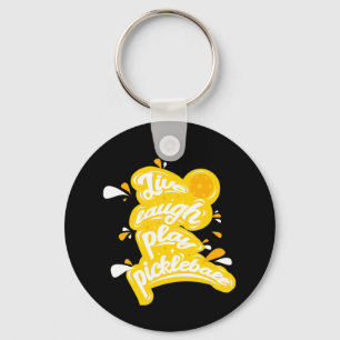 Porte-clés Pickleball - Vive Rire Jouer Pickleball