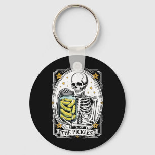 Porte-clés Pickles Tarot Card Skeleton Canning Season Gar
