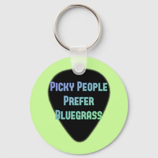 Porte-clés Picky People préfère Bluegrass (Recto)