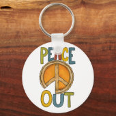 Porte-clés Pie Citrouille Peace Out (Recto)