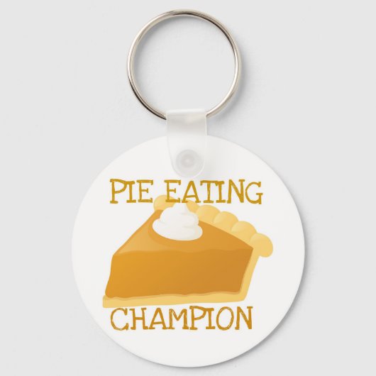 PORTE-CLÉS PIE MANGER CHAMPION CITROUILLE PIE (Recto)