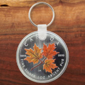 Porte-clés Pièce d'argent du Canada 2001 (Recto)
