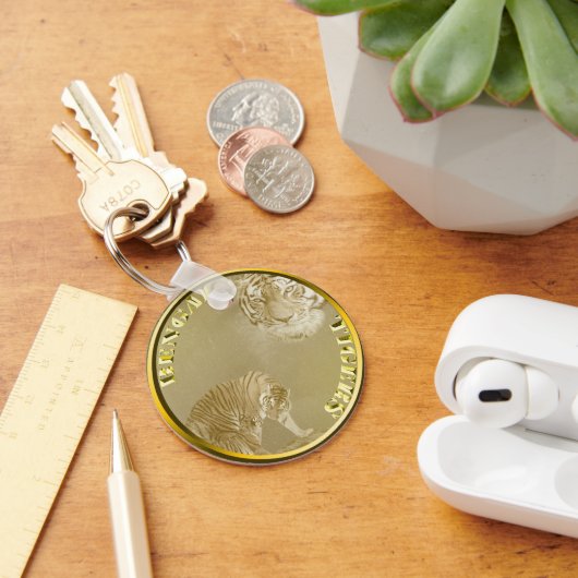 Porte-clés Pièce Or Bengale Tigers, Clavier (Bureau)