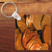 Porte-clés Pièces de cuivre et d'argent  (Recto)
