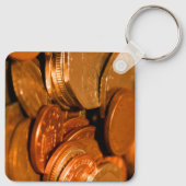 Porte-clés Pièces de cuivre et d'argent  (Dos)