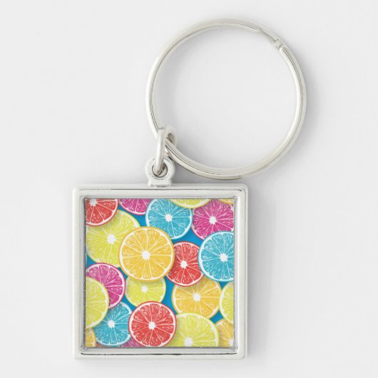 Porte-clés Pièces de fruits d'agrumes (Devant)