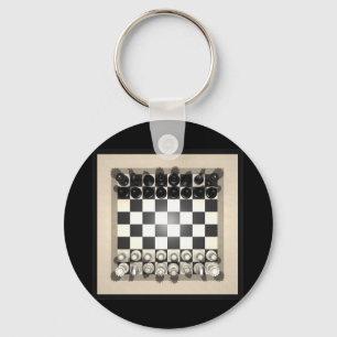 Porte-clés Pièces d'échecs d'échiquier et : Porte - clés
