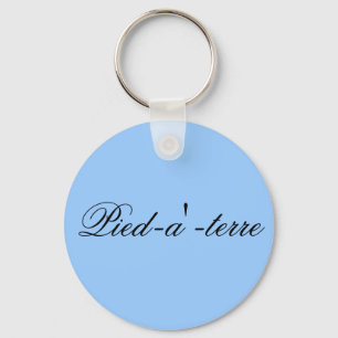 Porte-clés Pied-a'-terre key chain