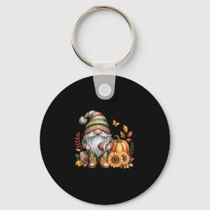 Porte-clés Pied de gnome Saison de Thanksgiving Feuilles d'au
