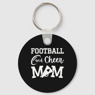 Porte-clés Pied et Maman de pom-pom girls noire Cheerleading