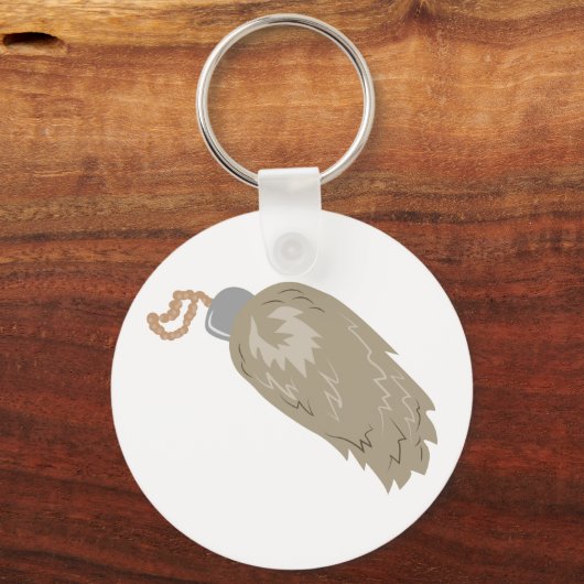 Porte-clés Pied lapin (Recto)