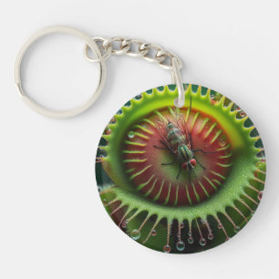 Porte-clés Piège de Vénus Floral Fantaisiste Drôle
