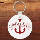 Porte-clés Pier Café Porte - clé rouge (Recto)
