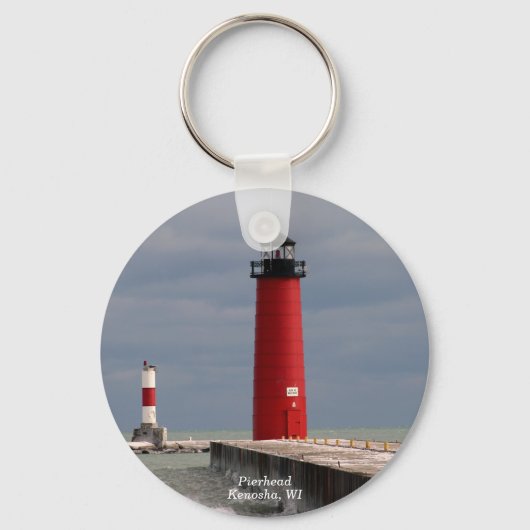Porte-clés Pierhead, Kenosha, Wisconsin (Recto)