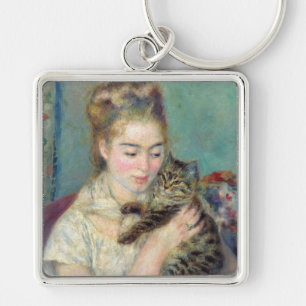 Porte-clés Pierre-Auguste Renoir - Femme au chat
