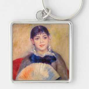 Porte-clés Pierre-Auguste Renoir - Fille avec un ventilateur