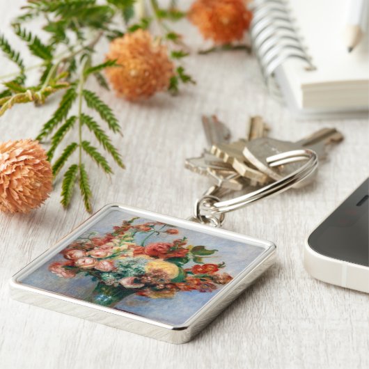 Porte-clés Pierre-Auguste Renoir - Fleurs dans un Vase (Côté)