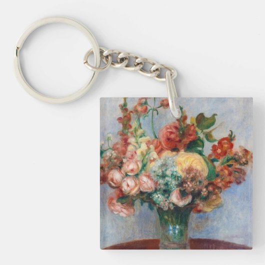 Porte-clés Pierre-Auguste Renoir - Fleurs dans un Vase (Devant)