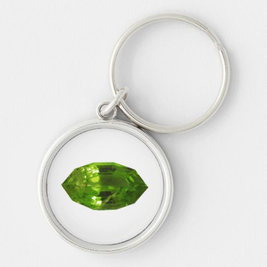 Porte-clés Pierre de jonction verte (Devant)