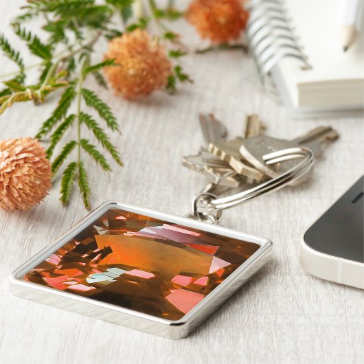 Porte-clés Pierre orange (Côté)