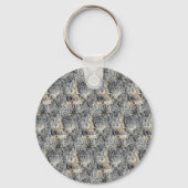 Porte-clés Pierre poreuse | Motif facturé | (Verso)