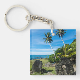 Porte-clés Pierres de Rai sur l'île de Yap