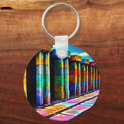 Porte-clés Pierres psychédéliques (Verso)