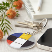 Porte-clés Piet Mondrian-1306 (Devant droit)