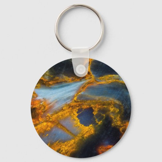 Porte-clés Pietersite à lacis orange (Recto)