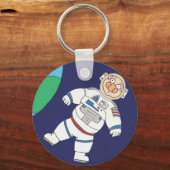 Porte-clés Pig dans l'espace (Recto)