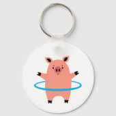 Porte-clés Pig Hula Hoop (Verso)