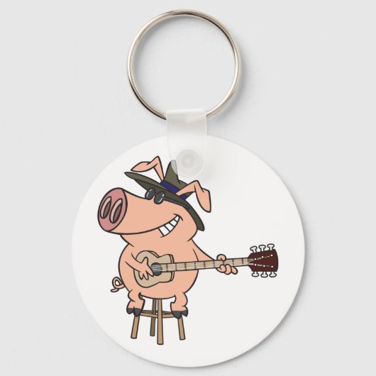 Porte-clés Pig Playing (Recto)