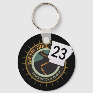 Porte-clés Pig Trail Highway 23 Arkansas Biker Road 